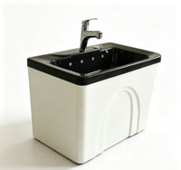 Baignoire Spa Multifonctionnelle pour Chiens, Étanche et Antidérapante, pour Salon d'Animaux, Nettoyage Profond de la Peau et Soins Relaxants pour Chiens