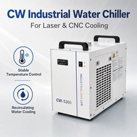 Refroidisseur d'eau portable commercial, refroidi par air, CW 5000, 1 CV, système de refroidissement par eau industriel mini pour laser