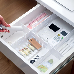 Séparateur de <span class=keywords><strong>tiroir</strong></span> en acrylique transparent, réglable, bricolage <span class=keywords><strong>tiroir</strong></span> chaussettes sous-vêtements organisateur séparateur de commode - Product Image 4