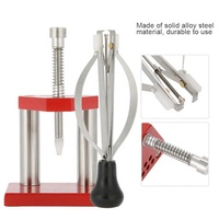 Kit d'outils de réparation de montres en acier allié massif, comprenant un extracteur de mouvement manuel et un ensemble d'outils de pose manuel, rouge