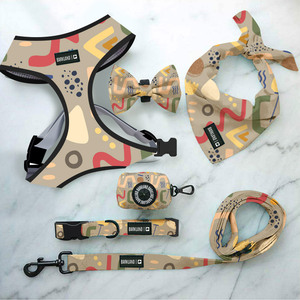 Ensemble de 6 Pièces OEM : Collier Tactique Réglable, Harnais Réversible Personnalisé pour Chien, Gilet Doux Anti-Traction de Designer - Product Image 2