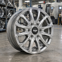 Jantes en alliage RUJ Wheels MSW 48 VAN 6H 16 pouces 6x120 6x130 pour Mercedes Sprinter VW Crafter MAN TGE Ford Transit Camper Iveco Daily