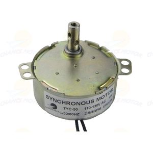 มอเตอร์ซิงโครนัส CHANCS รุ่น TYC-50 110V 2.5-3 รอบต่อนาที 4 วัตต์ หมุนตามเข็มนาฬิกา/หมุนทวนเข็มนาฬิกา แบบยึดหน้าแปลน สำหรับเครื่องหมุนถ้วย - Product Image 2