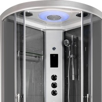 PTB Verre Trempé Cabine De Douche En Alliage D'aluminium Cadre Salle De Bains Douche Baignoire Combinaison Vapeur Salle De Douche
