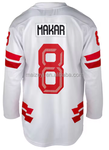 Equipo de Canadá 2026 Cosido con la Mejor Calidad # 87 Sidney Crosby # 97 <span class=keywords><strong>Connor</strong></span> McDavid # 29 Camiseta de hockey sobre hielo personalizable de Nathan MacKinnon - Product Image 4