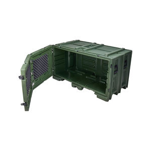 Estuche de Transporte para Equipos QBT-HKX, Color Verde, Rotomoldeado, Impermeable, Personalizable OEM/ODM, IP67, Resistente a Golpes y al Polvo - Product Image 2