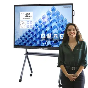 75英寸交互式白板75英寸双触摸智能板带投影仪的最佳智能板价格