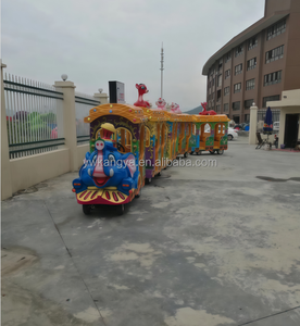 <span class=keywords><strong>Tren</strong></span> Eléctrico Sin Rieles KANGYA ET01, Atracción Turística Eléctrica para Exteriores, Sin Rieles, para Parques Infantiles, Capacidad >500kg, Gran Venta - Product Image 4