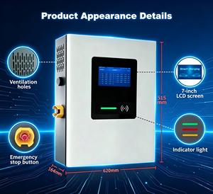 Wandmontierte DC-Schnell-Ladestation 20 30 40kW 1000V CCS GBT mit Smart <span class=keywords><strong>SESC</strong></span> APP IP54 für Kommerzielle Elektrofahrzeug-Aufladung - Product Image 3