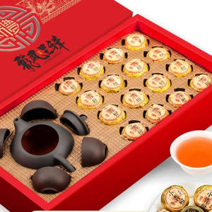 ชุดชา T16 160กรัมเปลือกส้มผลส้ม Pu'er กล่องของขวัญเล็กสีเขียว - Product Image 6