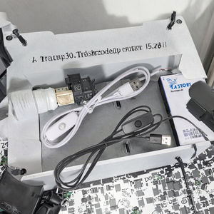 उच्च गुणवत्ता 5v यूएसबी पावर एक्सटेंशन केबल एलईडी लाइट स्ट्रिप लैंप 1 मीटर लंबाई खुली टिनयुक्त तार पर/बंद 501 प्रिंटर के लिए पुश स्विच - Product Image 3