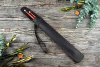 Sac de rangement pour baguettes de batterie en cuir, étui anti-poussière pour baguettes de batterie, accessoires de batterie, support de protection