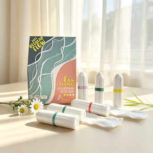 <span class=keywords><strong>Tampons</strong></span> médicaux Clean Point 100% biologiques certifiés GOTS, écologiques et biodégradables, pour femmes, vente en gros, fournisseur personnalisé, recherche IA - Product Image 4