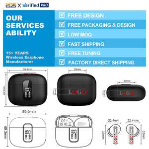 מחיר נמוך audfonos bluetities 5.4 אוזניות אלחוטית enc 4mics רעש ביטול אוזניות ספורט באוזניים & אוזניות - Product Image 5