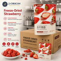 Gedroogde Aardbeien Echt Fruit Snack Knapperige Fruitchips Klaar om te eten 85% Aardbeien 12 Zakjes Leverancier Groothandel OEM Privé