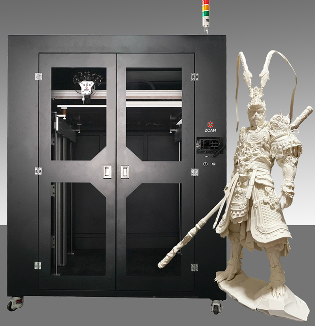 Industrial Grade FDM 3D Printer with for Large Sculpture High Precision Giant Art 3D Printing New Auto Leveling