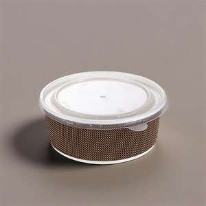 Bol à soupe en papier ondulé jetable personnalisé à prix abordable, de qualité alimentaire, isolé thermiquement, avec couvercle en PP - Product Image 6