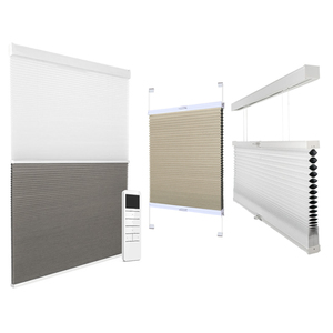 Battery Operated 100% Blackout Smart Roller Day and Night Honeycomb Cellular <strong>Blinds</strong> Sheer <strong>Blinds</strong> Indoor - Product Image 2