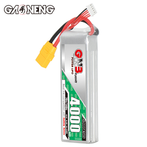 แบตเตอรี่ LiPo GNB 4000mah 4S 14.8V 70C 140C XT90 RC สำหรับเฮลิคอปเตอร์ เรือบังคับวิทยุ  300-Cycle  ประสิทธิภาพการปล่อยประจุสูง - Product Image 4
