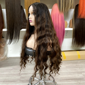 วิกผมแท้เวียดนาม100กรัม8 '-32' คลื่นธรรมชาติ/ผมตรงนุ่มไม่ผ่านกระบวนการพร้อมลูกไม้โปร่งใส - Product Image 3