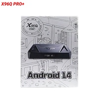Reproductor Multimedia X96Q PRO+ Android 14.0 Allwinner H728 Compatible con WiFi 2.4G/5G BT5.0 Salida 8K UHD Ethernet 1000M H.265 X96