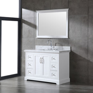 Meuble-lavabo moderne en bois massif avec charnières à fermeture amortie et design écologique pour atelier et appartement - Product Image 2