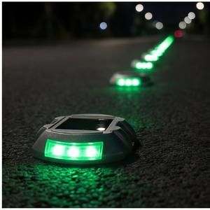 Delineateur de bord haute visibilité en alliage moulé, borne routière solaire en fer à cheval pour le contrôle d'avertissement à l'entrée des tunnels - Product Image 4