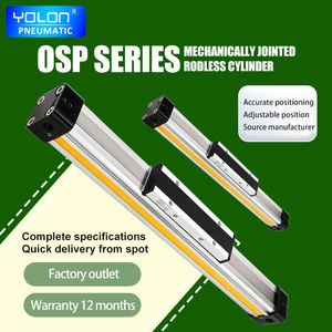 Поршневой цилиндр Parker OSP Rodless, серия, размер 25, 32, 40, 50, 63, 80, алюминиевый воздушный цилиндр двойного действия, новое состояние, поршневой сердечник, пневматическая мощность - Product Image 2