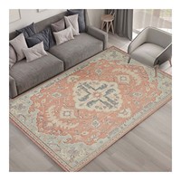 Personnalisé Vintage imprimé décor à la maison tapis antidérapant support résistant aux taches tapis lavables salon chambre salle à manger salle de bain