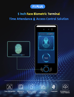Dispositivo de Control de Acceso Biométrico de 5 Pulgadas, Cámara de Reconocimiento Facial, Audio Bidireccional, Resistente al Agua, Logotipo OEM/ODM, Sistema IP Portátil