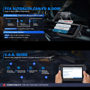 Herramienta de cerrajería automotriz VDIAGTOOL VD70, programador de llaves, tableta <span class=keywords><strong>Android</strong></span>, máquina de diagnóstico de coche con todas las llaves perdidas, suministros de cerrajero - Product Image 5