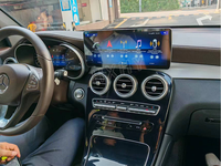 HXHY instrumen Cluster Digital mobil LCD, dasbor pengukur kecepatan layar Android 13 Untuk Benz GLC/C kelas W205 X205 2015-2018