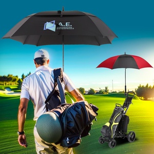 OEM Heavy Duty Windproof Straight Golf UV Double Canopy <b>Umbrella</b> Fabrica De Parasoles Para Autos Oversize Rain <b>Umbrella</b> - Product Image 6