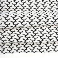 Tela de Punto Elástica de Doble Cara, Jacquard Espigado, Jersey Tricot 300g/m, Transpirable, Suave, para Ropa Deportiva de Niños y Niñas
