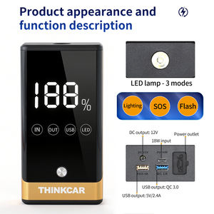 THINKCAR Chargeur <span class=keywords><strong>de</strong></span> batterie <span class=keywords><strong>de</strong></span> <span class=keywords><strong>voiture</strong></span> portable d'urgence, démarreur 16000 mAh 12V, kit <span class=keywords><strong>de</strong></span> <span class=keywords><strong>démarrage</strong></span> d'urgence portable avec <span class=keywords><strong>câble</strong></span> - Product Image 5