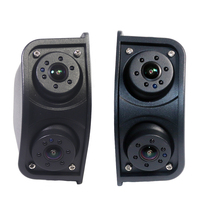 Système d'alarme radar BSD avec moniteur rétroviseur 10,36 pouces et caméra latérale AHD double canal pour camions/bus