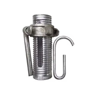 Accessoires de poteaux de soutènement en acier réglables à prix d'usine : Manchon fileté avec écrou - Product Image 4