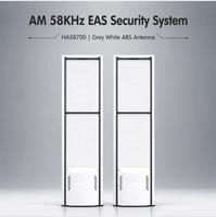 Système d'alarme antivol économique en plastique ABS EAS AM 58KHz pour supermarché, système de sécurité HAX8700, étiquette DR 180cm, étiquette rigide 240cm
