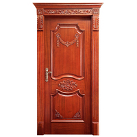 Portes en bois massif pour l'extérieur, design de portes simples en bois, motifs floraux sculptés, portes d'entrée principales en teck, vente chaude en Inde