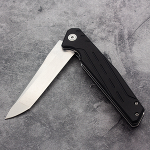 Couteau pliant industriel noir élégant G10, lame Tanto en acier 5Cr13 de 8,6 pouces avec clip, utilitaire EDC pour extérieur, OEM - Product Image 3