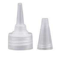 Vis d'emballage de bouteille ronde en plastique, 18/410 pièces, bec torsadé/capuchon supérieur en plastique