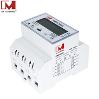 Compteur d'électricité triphasé multifonction MID avec communication RS485 Modbus DLT645 et mesure bidirectionnelle