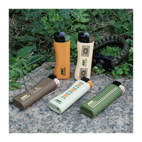 MK vente en gros briquet à roue à silex cuisine créatif balle pierres de silex briquet gaz Butane rechargeable briquet à silex