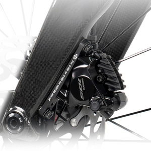 Vélo de route Tornado Wind Power 3K en fibre de carbone avec roues en carbone de 60 mm, 24 vitesses, freins à disque à axe traversant, pédale ordinaire - Product Image 5