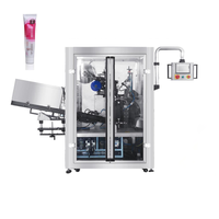 Machine d'étiquetage de roulement de papier de tambour automatique à grande vitesse moteur PLC d'entraînement électrique auto-adhésif pour tuyau de cartons de bouteilles