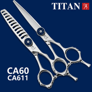 Titan Gunting Rambut Profesional Jepang VG10 Berkualitas Tinggi CNC, Gunting Penipis Rambut untuk Penata Rambut, Tingkat Potongan Besar - Product Image 6