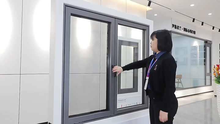 Thermal Break Aluminum Drifting Windows Double Glazing French Window ...