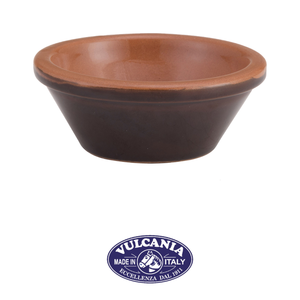 Vulcania Terracotta Pinzimonio Bowl 8 × 2.8 cm, <b>Brown</b>, Two-Tone - Product Image 4