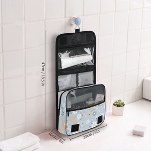Factory Price Customs logo Foldable Waterproof Polyester Cosmetic <b>Wash</b> <b>Bag</b> <b>Women</b> <b>Hanging</b> <b>Bag</b> for Travel - Product Image 6