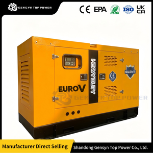 Groupe électrogène diesel silencieux à haute stabilité, fonction de démarrage automatique disponible, norme Euro 5, pour alimentation de secours des centres commerciaux et des installations publiques. - Product Image 5
